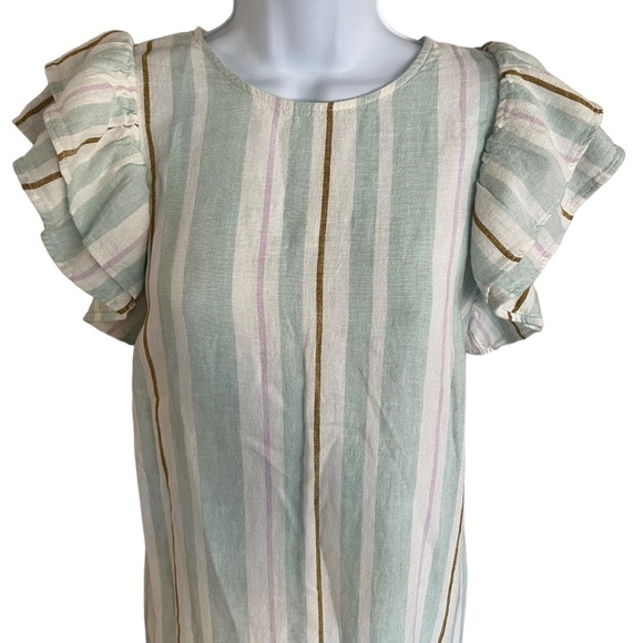 A New Day | Striped Linen Dress - Picture 2 of 6